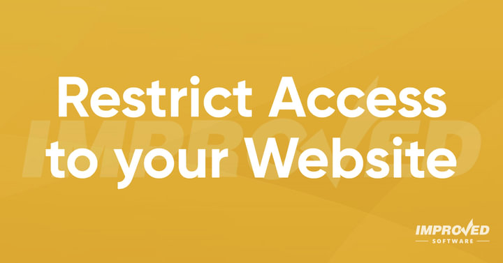 How to restrict access to your website by country